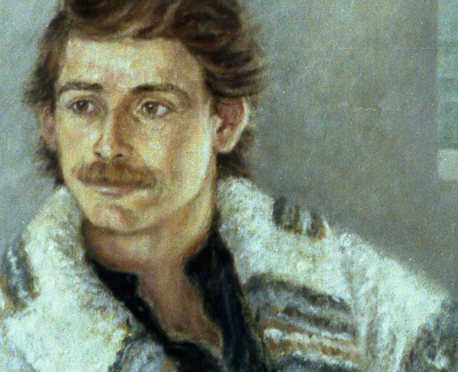 Rafi (Detail), oil on canvas 100 x 100 cm, 1982